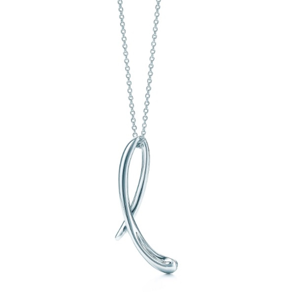 Tiffany & Co, Elsa Peretti collection, "L" Pendant